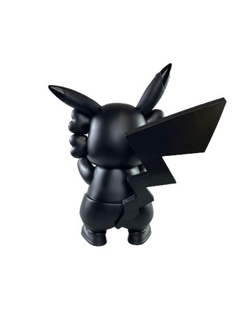 Фигурка Kaws Покемон Пикачу Черный (42 см)