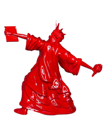 Фігурка Статуя Свободи в сучасному мистецтві Banksy, скульптура зі смоли, факел Riot of Liberty Червона (34 см)