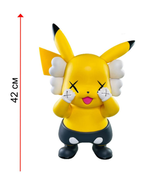 Фигурка Kaws Покемон Пикачу Желтый (42 см) Фигурка Kaws Покемон Пикачу Желтый (42 см)