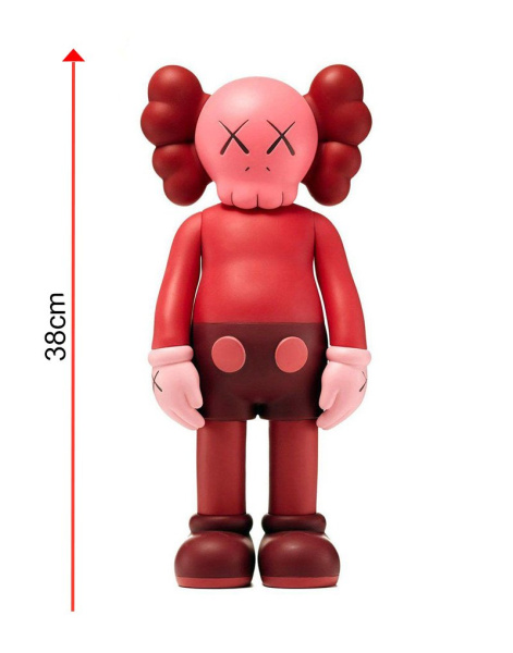 Kaws Five Years Later Companion Виниловая Фигурка (Красный) - 38 см