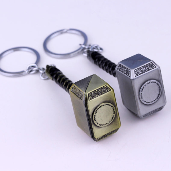 Брелок Мьельнир Молот Тора Золото