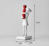 Banksy Bomb Hugger біла червона (Фігурка)