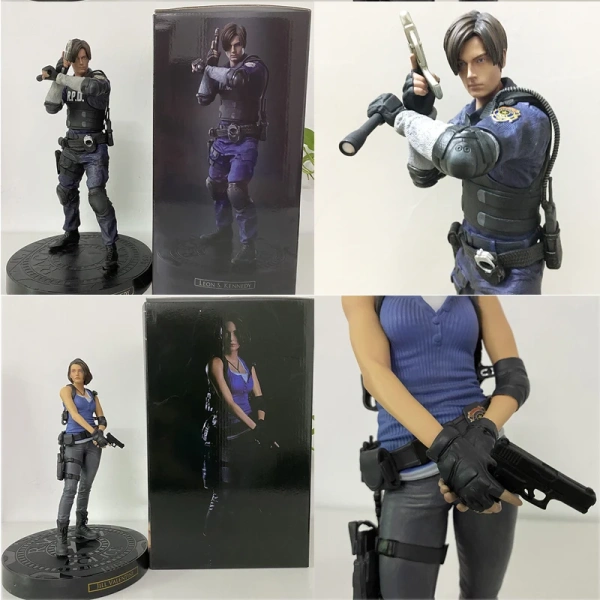 Resident Evil RE:2 Leon and Jill Valentine (Фігурка Леон і Джилл Валентайн) 30см