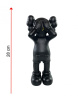 KAWS At This Time Виниловая Фигурка (черный) - 28 см