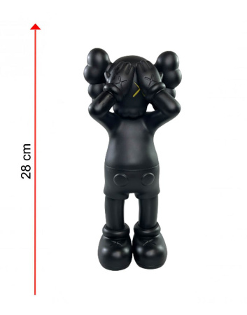 KAWS At This Time Виниловая Фигурка (черный) - 28 см