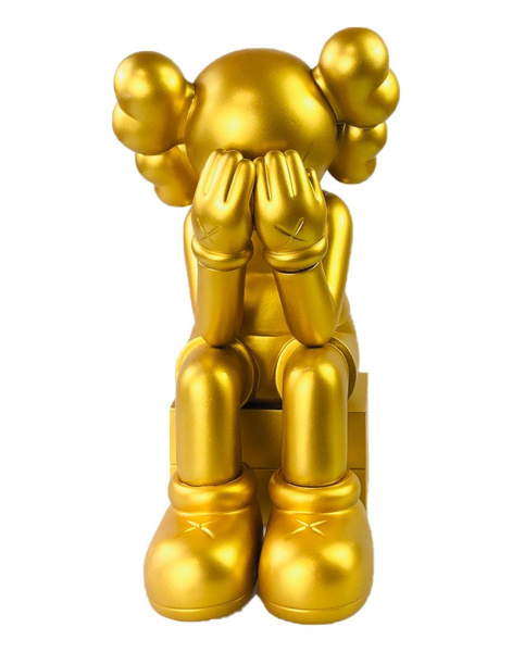Kaws Companion Passing Through Фигурка (Золотой) 28 см Kaws Companion Passing Through Фигурка (Золотой) 28 см