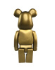 Bearbrick Hirapushin (Pure Gold Foil) Золотой 400% (28 См)