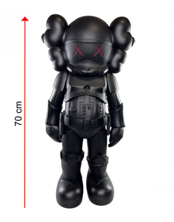 KAWS Star Wars Storm Trooper Darth Vader Companion виниловая фигурка (Черный) - 70 см