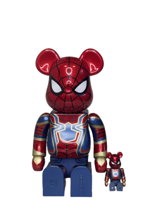 Bearbrick Iron Spider-man Avengers End Game 400% + 100% (28см+7см)