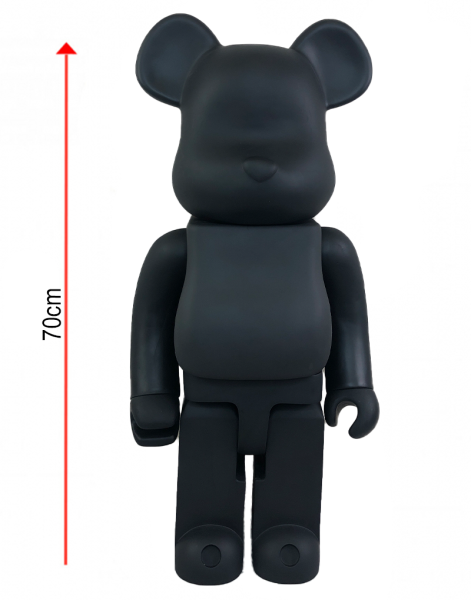 Bearbrick Black (Чорний Матовий) 1000% (70 см)