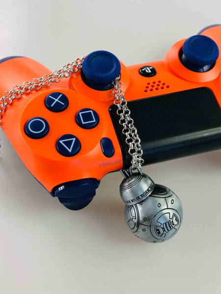 Амулет для геймерів Star Wars BB-8 срібний – підвіска на ланцюжку