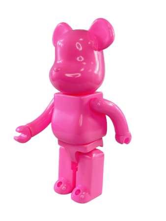 Bearbrick Однотонный (Розовый) 400% (28 см)