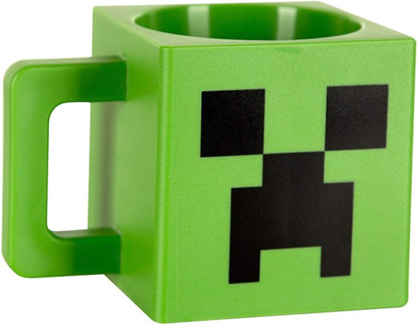 Кружка JINX Minecraft Creeper Face Plastic 290 мл (JINX-4601)