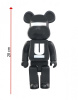 Bearbrick X Medicom Undercover Logo 400% Black (28 См)
