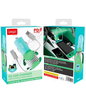 Автомобильное зарядное устройство для Nintedo Switch PG-SW057