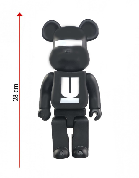 Bearbrick X Medicom Undercover Logo 400% Black (28 См)