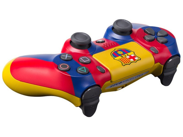 Кастомизированный беспроводной контроллер Dualshock 4 "Барселона Клубный"