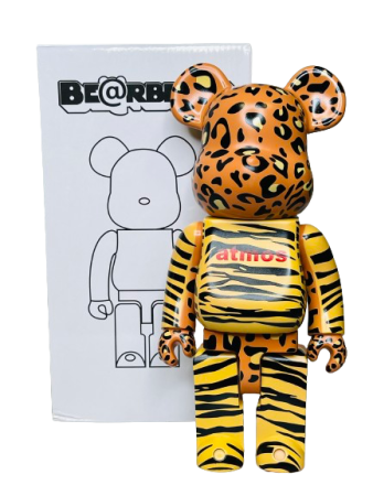 Bearbrick Leopard Atmos (Animal) Фігурка Леопард 400% (28 см)