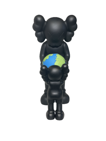 KAWS THE PROMISE Вінілова фігурка Чорна (34см)