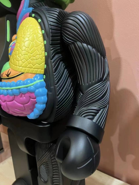 Bearbrick Kaws dissected black (черный) 1000% (70 см)