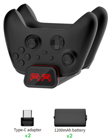 Зарядная станция для джойстиков + 2 аккумулятора Xbox Series / X TYX-0625