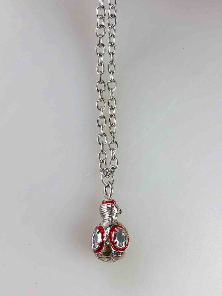 Кулон BB-8 Star Wars — металева підвіска на ланцюжку, стильний амулет Star Wars