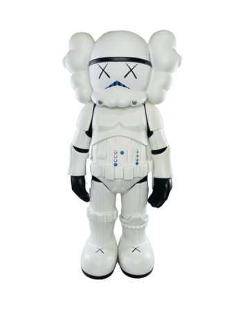 KAWS Star Wars Storm Trooper Companion виниловая фигурка (Белый) - 70 см