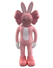 Kaws Jumbo BFF Rabbit Pink виниловая фигурка розовый заяц - 30 см