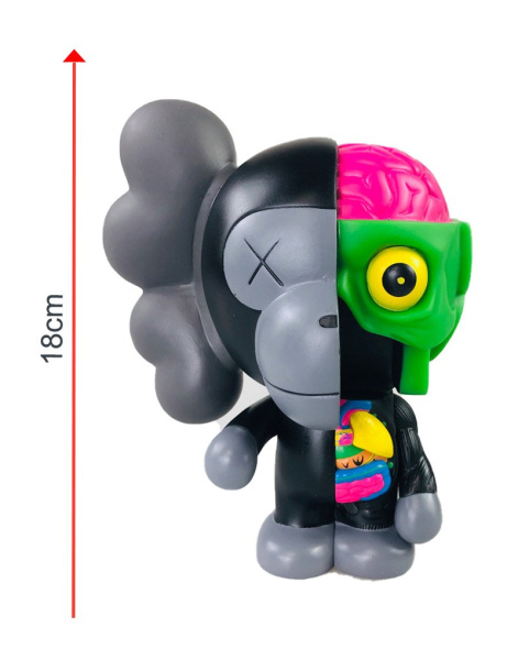 Фигурка KAWS Dissected Milo (черный) - 18 см Фигурка KAWS Dissected Milo (черный) - 18 см