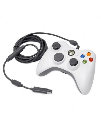 Проводной XBOX 360 Джойстик Белый (PC/XBOX 360)