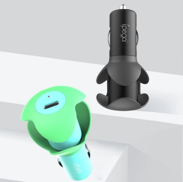 Авто зарядка Type-c 12v для Switch Lite