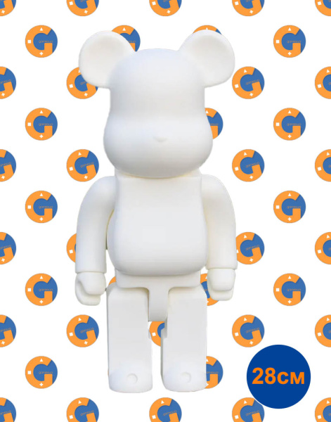 Bearbrick Білий Матовий (28см)