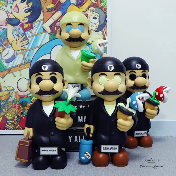 Супер Марио LEON The Professional (Леон Киллер) голубой 50см