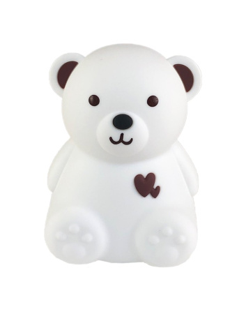 Силиконовый Ночник Мишка Коричневый (Светильник)