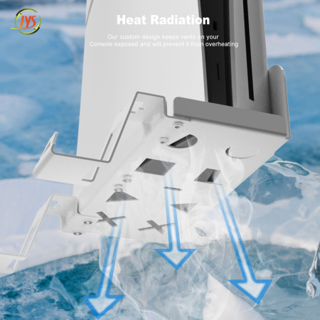 Настінний кронштейн для консолі PS5 pro зберігати 2 Dualsense та навушники  JYS-P5177