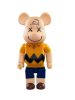 Bearbrick Чарли Браун Peanuts XX 400% (28см)