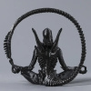 Фігурка Alien Meditation Чужий (Xenomorph) у позі медитації чорний (12 см) 