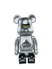 Bearbrick x XLarge x Hajime Sorayama Серебро 400% (28 См)
