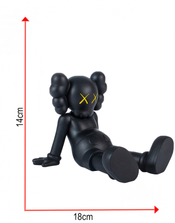Фигурка Kaws Holiday Taipei (Черный) - 14 см