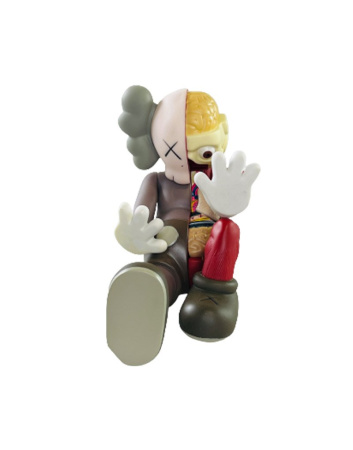 Фигурка Kaws Resting Place Companion (Коричневий) - 14 см