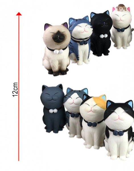 Фигурка Котик с Мышкой 12 см Комплект