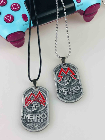 Медальон  Metro Exodus металевий 