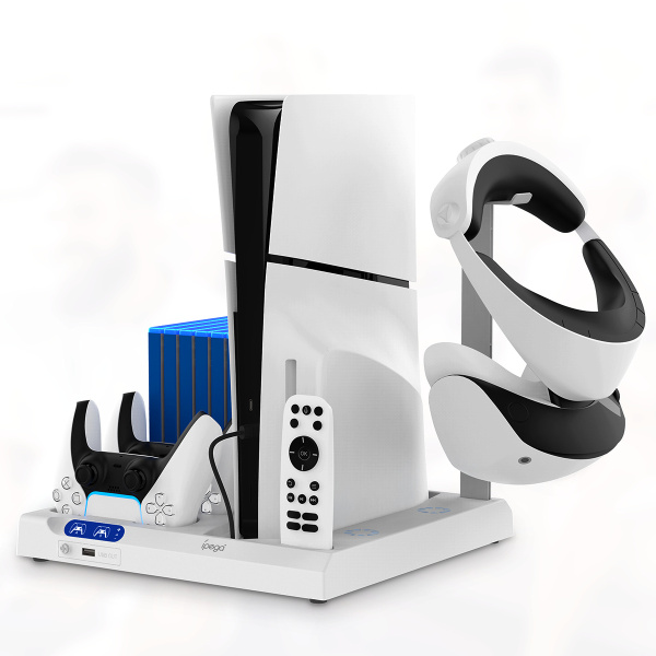 PS5 slim аксесуари для зарядки зберігання VR та дисків PG-P5S028