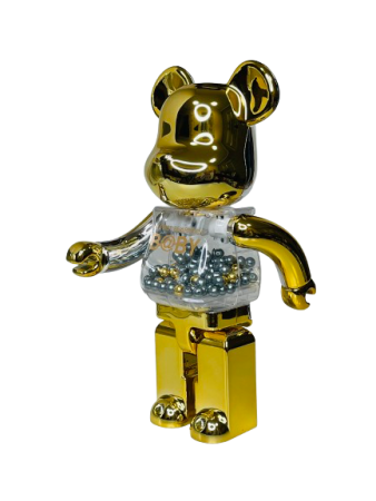 Bearbrick My First Baby Gold_Silver 400% (28см)