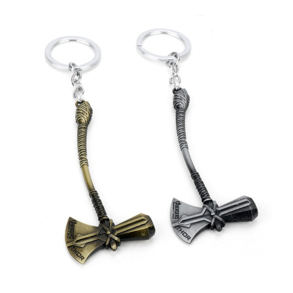 Брелок Громсекира Тора Серебро