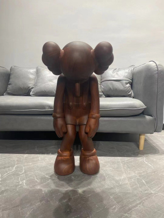 Kaws Small Lie Companion Деревянная Фигурка - 70 см