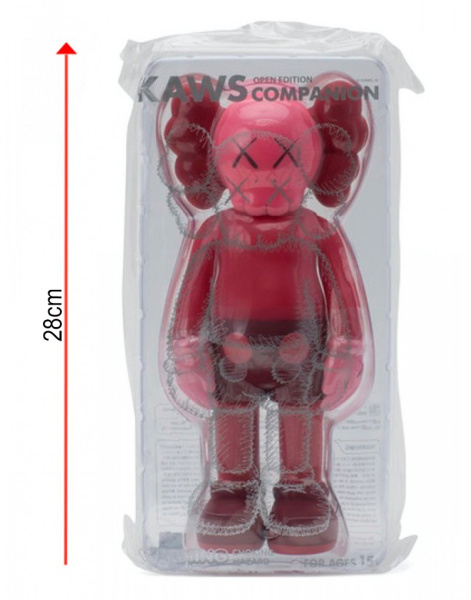 KAWS Companion Open Edition виниловая фигурка (Красная) 28 см KAWS Companion Open Edition виниловая фигурка (Красная) 28 см