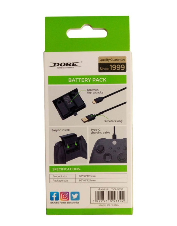 Аккумулятор для джойстика Чорный Xbox Series TYX-0633