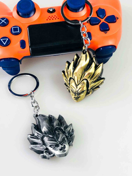 Брелок Vegeta (Dragon Ball Z) — металевий брелок з головою Веджети