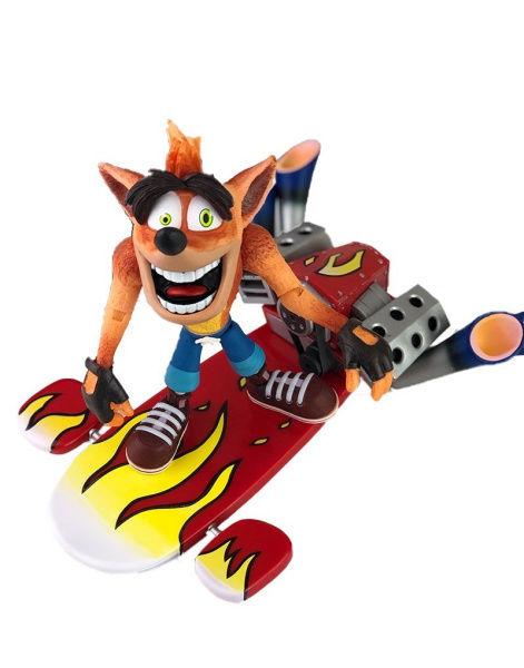 Фигурка Crash Bandicoot Turbo Board 18 см